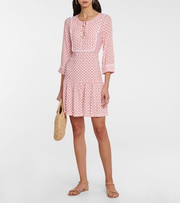 Arabian Sunset printed minidress | Heidi Klein