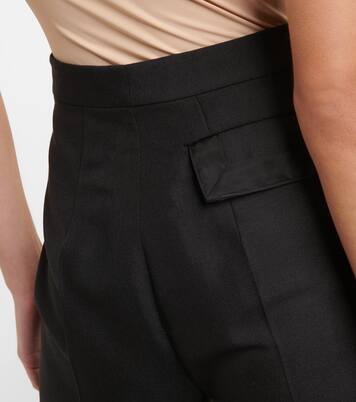 Pantalones rectos en mezcla de lana | Maison Margiela