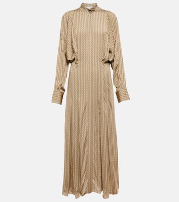 Printed midi dress | Victoria Beckham