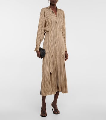 Printed midi dress | Victoria Beckham
