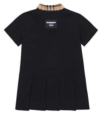 Baby - Abito in cotone plissé | Burberry Kids