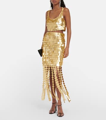 Lucee embellished midi skirt | Simkhai
