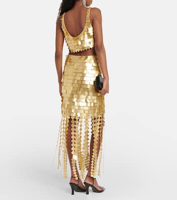 Lucee embellished midi skirt | Simkhai