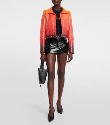 Ombré cotton-blend jacket | Courrèges