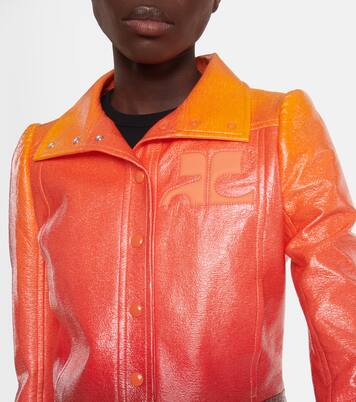 Ombré cotton-blend jacket | Courrèges