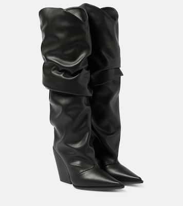 Botas altas de piel sintética | Alexandre Vauthier