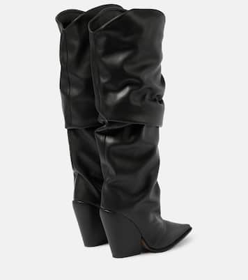 Botas altas de piel sintética | Alexandre Vauthier