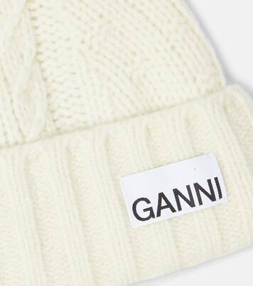 Berretto in misto lana a trecce | Ganni