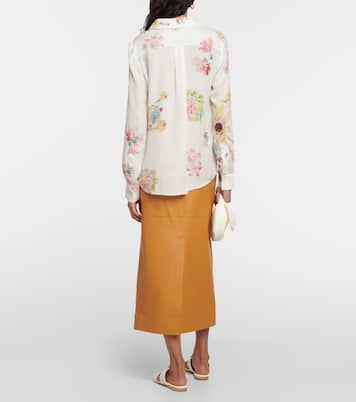 Blouse Henri imprimée en soie | Gabriela Hearst