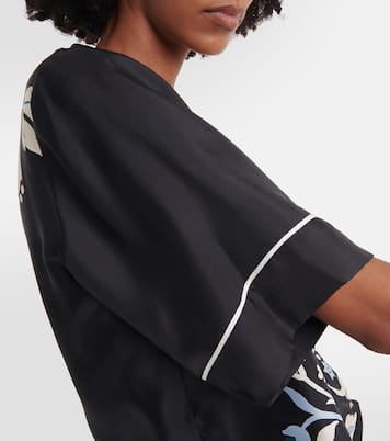 Floral silk shirt | Dorothee Schumacher