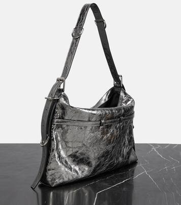 Borsa a spalla Voyou Medium in pelle metallizzata | Givenchy