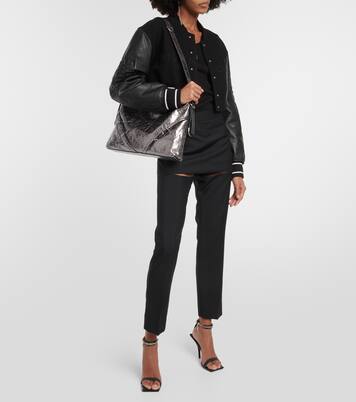 Borsa a spalla Voyou Medium in pelle metallizzata | Givenchy