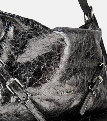 Borsa a spalla Voyou Medium in pelle metallizzata | Givenchy