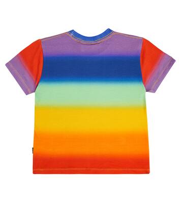 Camiseta Roxo de algodón a rayas | Molo