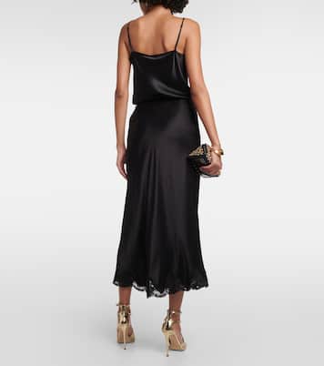 Gonna midi con pizzo | Rixo