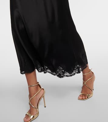 Gonna midi con pizzo | Rixo