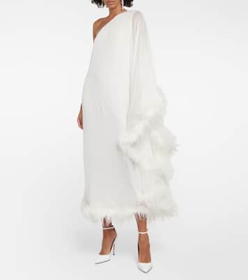 Bridal Maxikleid Liza mit Federn | Rixo
