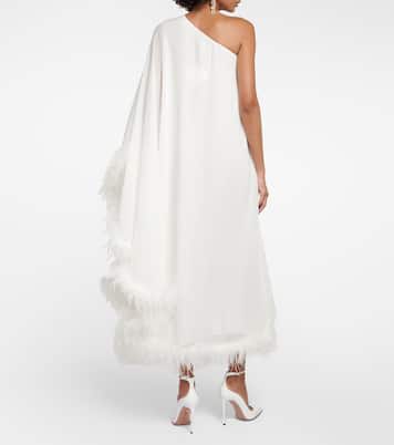 Bridal Maxikleid Liza mit Federn | Rixo