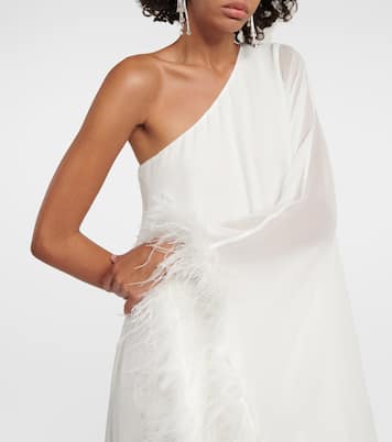 Bridal Maxikleid Liza mit Federn | Rixo