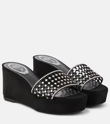 Sandali in suede con platform  | Rene Caovilla