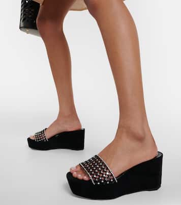 Sandali in suede con platform  | Rene Caovilla