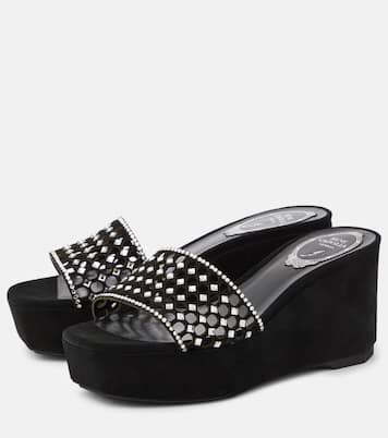 Sandali in suede con platform  | Rene Caovilla
