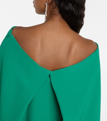 Vestido Rowan Manorel con capa y adornos | Safiyaa