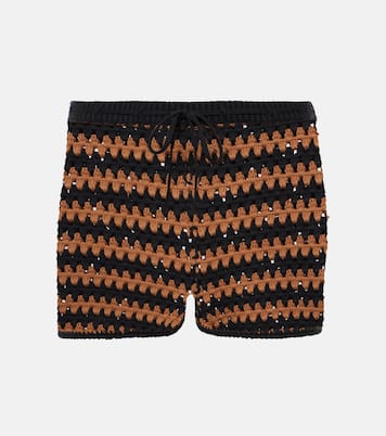 Shorts Samara in crochet di cotone | Staud