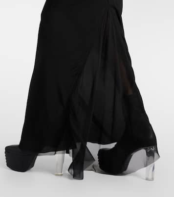 Maxirock aus Seide | Rick Owens