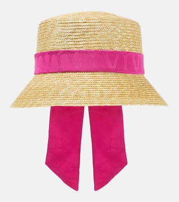 Sombrero de pescador Toile Iconographe de paja | Valentino