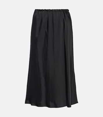 Gonna midi in raso | Jil Sander