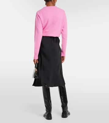 Gonna midi in raso | Jil Sander