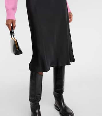 Gonna midi in raso | Jil Sander
