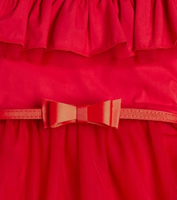 Kleid Abito Con Gala mit Tüll | Monnalisa