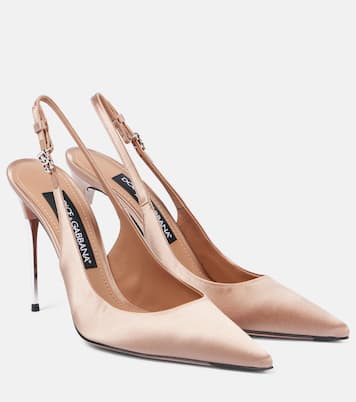 Satin slingback pumps | Dolce&Gabbana