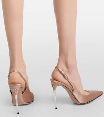Satin slingback pumps | Dolce&Gabbana