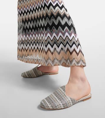Zig Zag canvas mules | Missoni