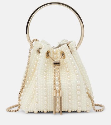 Bucket-Bag Bon Bon Small aus Satin | Jimmy Choo