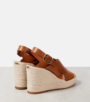 Espadrillas Pary in pelle con zeppa | Chloé