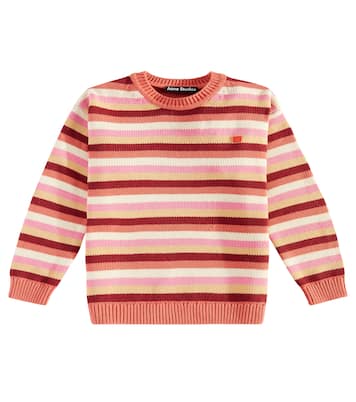 Pullover in cotone a righe | Acne Studios Kids