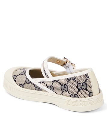 Bailarinas Mary Jane de lona con GG | Gucci Kids