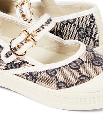 Bailarinas Mary Jane de lona con GG | Gucci Kids
