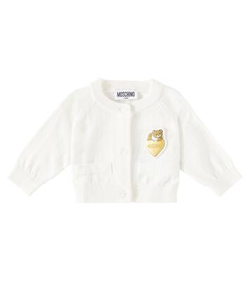 Cardigan en coton et laine | Moschino Kids