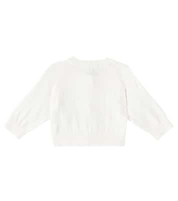 Cardigan en coton et laine | Moschino Kids