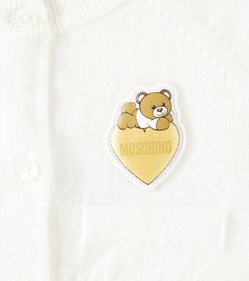 Cardigan en coton et laine | Moschino Kids