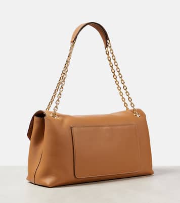 Borsa a spalla Medium in suede | Prada