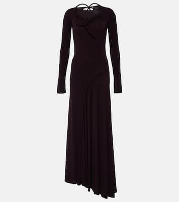 Asymmetric jersey gown | Victoria Beckham