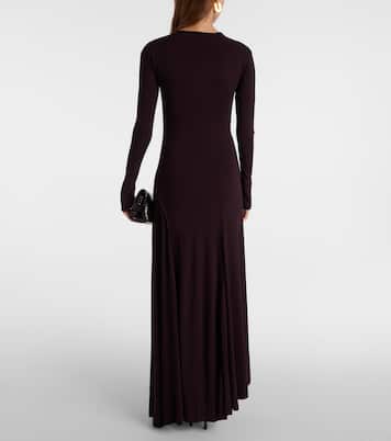 Asymmetric jersey gown | Victoria Beckham