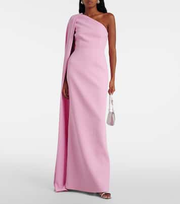 Odetta one-shoulder gown | Rebecca Vallance