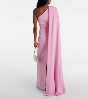 Odetta one-shoulder gown | Rebecca Vallance